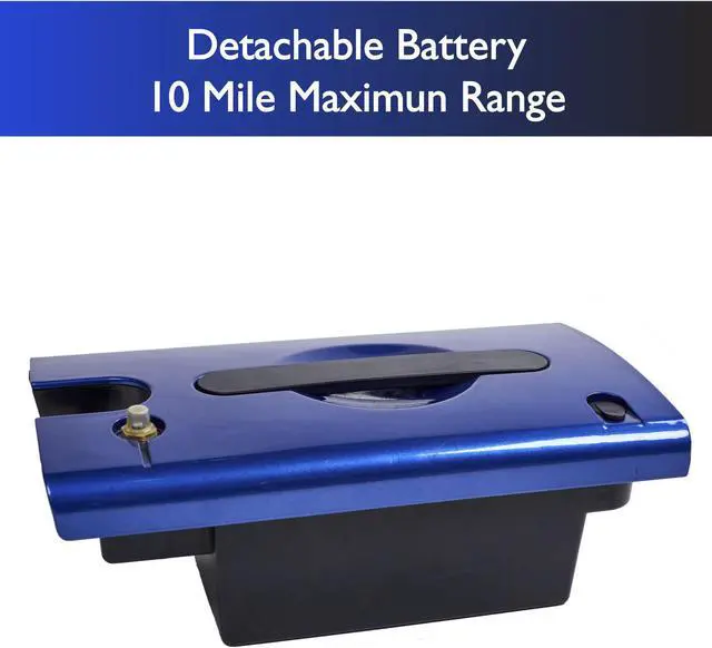 Alt view image 4 of 7 - Zipr Xtra 3 Wheel Scooter - 3 Wheel Extended Wheelbase Mobility Scooter - 16" Seat Electric Wheelchair - Portable & Folding Mobility Scooters for Adults, Travel, Seniors, Elderly