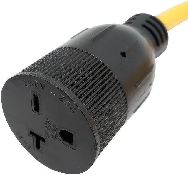 Alt view image 3 of 3 - Parkworld 885743 NEMA 6-20 Extension Cord 6-20P to 6-20R (T Blade Female Also for 6-15R Adapter) 250V, 20A, 5000W 6 ft.