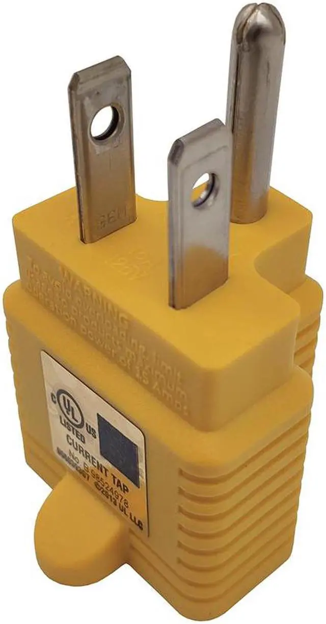 Alt view image 2 of 4 - Parkworld UL Listed NEMA 5-15P to 5-20R T-Blade Adapter, Household Regular 5-15 Plug to 5-20 Receptacle (1-Piece)