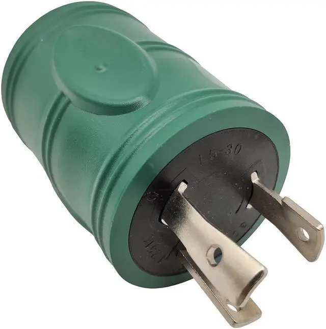 Alt view image 2 of 6 - Parkworld 884968 L5-30P Male to L14-30R for Home Back Power Transfer Switch or House Panel (two hots bridged in female end)