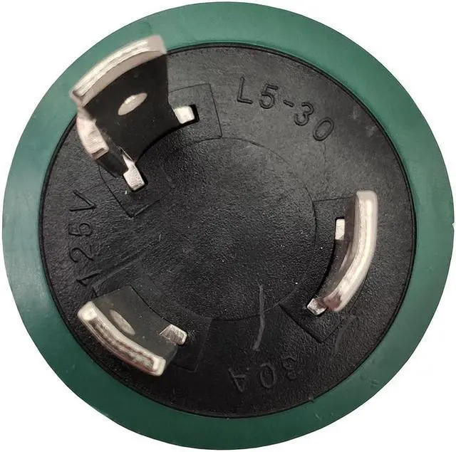 Alt view image 3 of 6 - Parkworld 884968 L5-30P Male to L14-30R for Home Back Power Transfer Switch or House Panel (two hots bridged in female end)