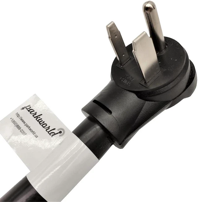 Alt view image 4 of 5 - Parkworld 61513 Welder 50A Splitter, Industrial Male Plug NEMA 6-50P to (2) 6-50R Female Connectors, NEMA 6-50 Splitter Cord Y Adapter 3 feet