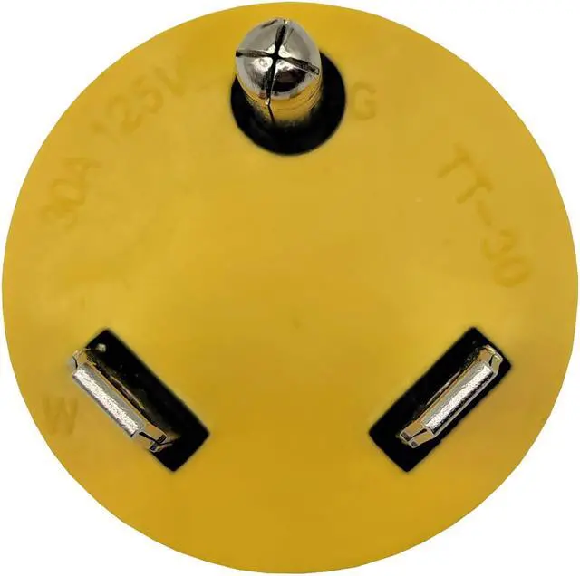 Alt view image 4 of 5 - Parkworld 67867 NEMA TT-30P to L14-30R 1-Piece Adapter, RV 30A TT-30 Male Plug to Generator 30A 4-Prong L14-30 Female Receptacle