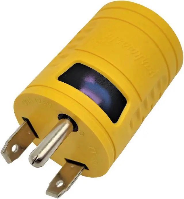 Alt view image 2 of 5 - Parkworld 67867 NEMA TT-30P to L14-30R 1-Piece Adapter, RV 30A TT-30 Male Plug to Generator 30A 4-Prong L14-30 Female Receptacle