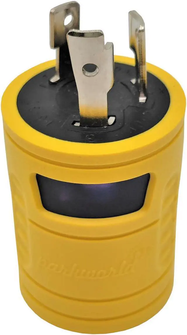 Alt view image 3 of 5 - Parkworld 60707 NEMA L6-30P to L6-20R Adapter, Twist Lock L6 30A Plug to 20A Socket Adapter
