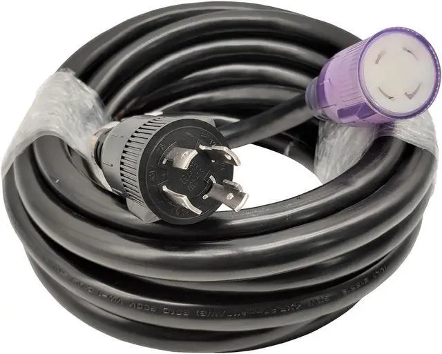 Main image of Parkworld 692286A NEMA L14-30 Extension Cord Generator 4-Prong 20 AMP 125 Volt / 250 Volt 25 ft.