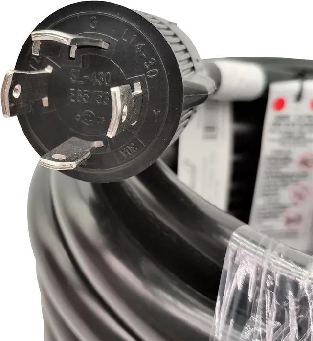 Alt view image 4 of 4 - Parkworld 692286A NEMA L14-30 Extension Cord Generator 4-Prong 20 AMP 125 Volt / 250 Volt 25 ft.
