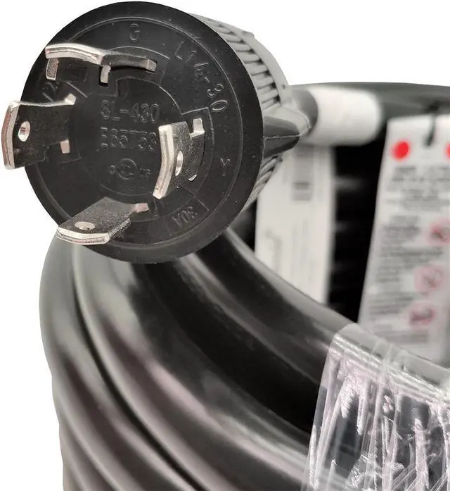 Alt view image 3 of 4 - Parkworld 62305A NEMA L14-30 Extension Cord Generator 4-Prong 20 AMP 125 Volt / 250 Volt 100 ft.