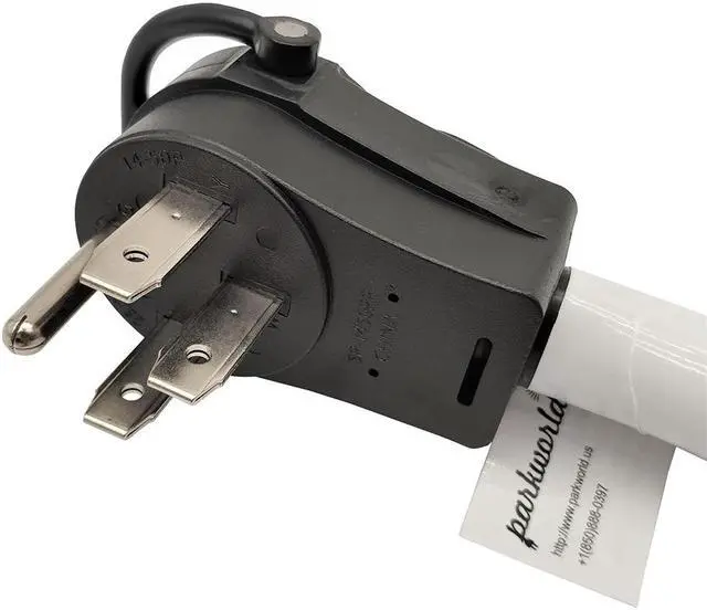 Alt view image 3 of 5 - Parkworld 61117 RV 50 AMP Splitter / EV 50 AMP Splitter Adapter 14-50P Male Plug to (2) 14-50R Female Connector 1.5FT