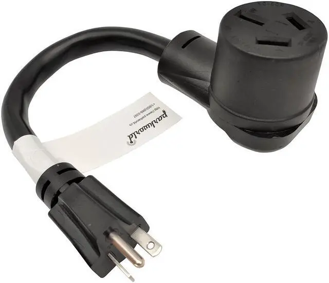 Alt view image 4 of 4 - Parkworld 61650 Adapter Power Cord 20 AMP Plug 6-20P to 10-50R Dryer 3 Prong 50 AMP 250V Receptacle
