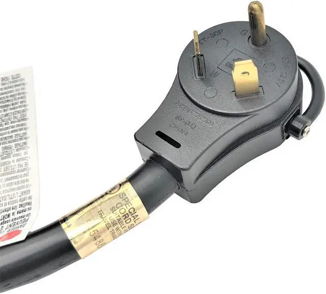 Alt view image 2 of 4 - Parkworld 692187 RV Shore Power 30A Adapter Extension Cord TT-30P to L5-30R 25 ft.