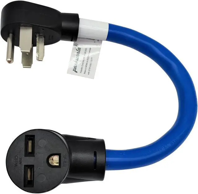 Alt view image 4 of 4 - Parkworld 886757 Adapter Cord Dryer 14-30P Male Right Angle to Welder 6-30R Female