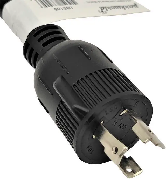 Alt view image 3 of 4 - Parkworld 885156 30 AMP Power Adapter Cord 3-Prong Twist Lock L6-30 Plug to 6-20 (6-15) Receptacle