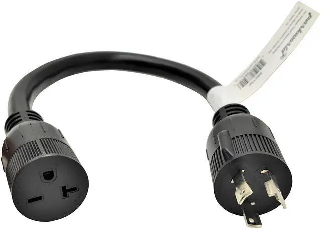 Main image of Parkworld 885156 30 AMP Power Adapter Cord 3-Prong Twist Lock L6-30 Plug to 6-20 (6-15) Receptacle