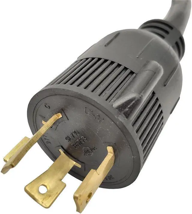 Alt view image 2 of 3 - Parkworld 68093 NEMA L7-30 Plug Twist Lock Male AC Power Cord for 30A 277V 8310W (L7-30P, 3.45FT)