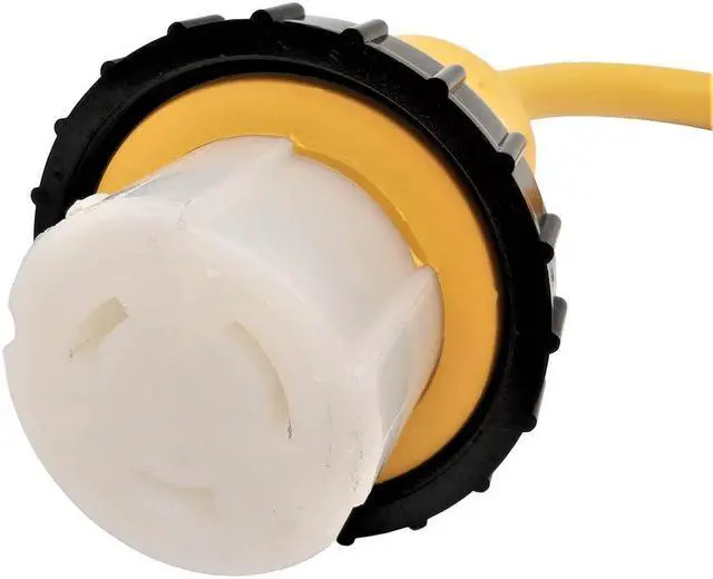 Alt view image 3 of 4 - Parkworld 885927Y Shore Power Adapter Cord RV 30A 125V L5-30P Male to Marine SS1-50R 50A 125V Female