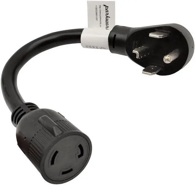Main image of Parkworld 61230 Adapter Cord NEMA 14-30P to L5-30R, 30A 1FT (Output 125V)