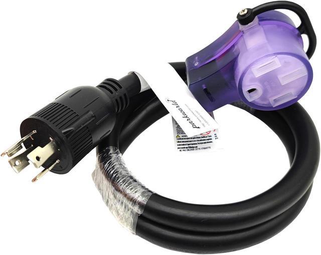 50 ft. 50 amp Generator Cord with NEMA 14-50 Male and Locking Female