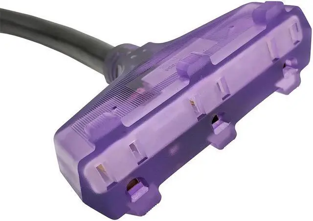 Alt view image 2 of 6 - Parkworld 61148 RV Splitter Adapter Cord 14-50P to 14-50R 50A 125V/250V & (3)5-15R Household Tri Outlet 15A 125V