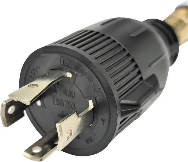 Alt view image 2 of 5 - Parkworld 63913 L14-30P Generator 4-Prong 30amp Twist Lock NEMA L14-30 Plug Power Cord Set, UL Listed 10 ft.