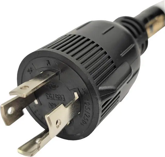 Alt view image 4 of 5 - Parkworld 63913 L14-30P Generator 4-Prong 30amp Twist Lock NEMA L14-30 Plug Power Cord Set, UL Listed 10 ft.