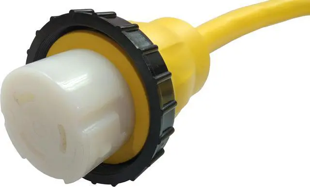 Alt view image 4 of 6 - Parkworld 885804 Splitter Marine Shore Power SS2-50P Male Plug to (2) SS1-50R Female Receptacle, (1) 250V to (2) 125V Y Adatper Cord
