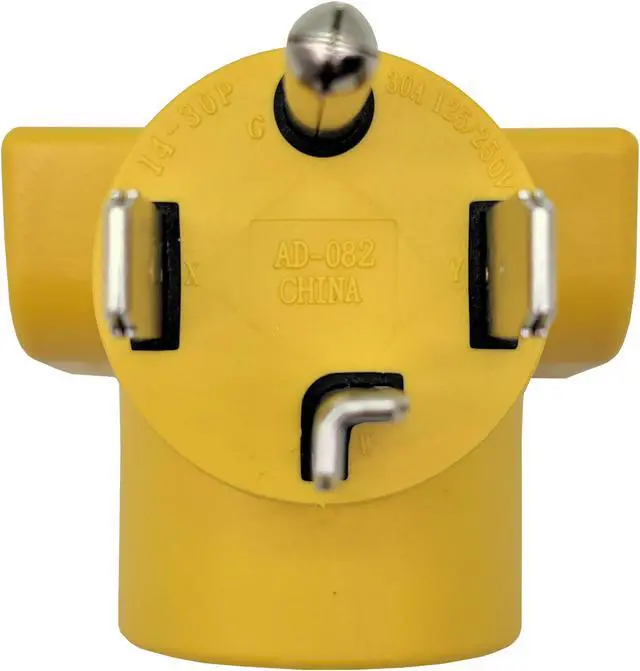 Alt view image 3 of 5 - Parkworld 63159 Welder Adapter NEMA 14-30P to 6-50R One Piece Compact Adapter Output 30amp 250Volt