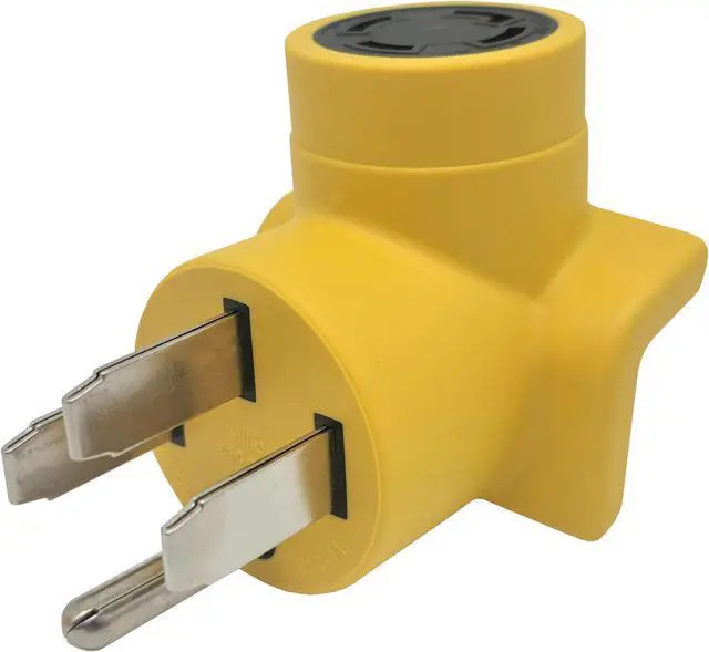 Alt view image 5 of 5 - Parkworld 62893 Camper Adapter NEMA 14-50P to L14-30R One Piece Compact Adapter Output 30amp 250Volt