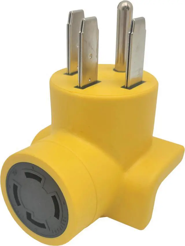 Alt view image 4 of 5 - Parkworld 62893 Camper Adapter NEMA 14-50P to L14-30R One Piece Compact Adapter Output 30amp 250Volt