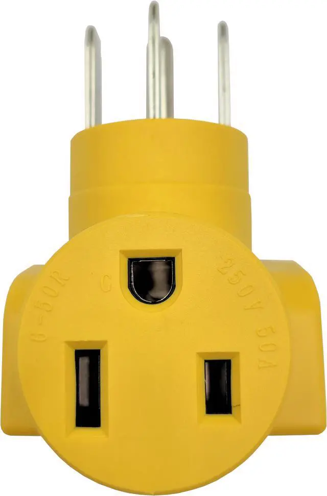 Alt view image 2 of 5 - Parkworld 62848 Welder Adapter NEMA 14-50P to 6-50R One Piece Compact Adapter Output 50amp 250Volt