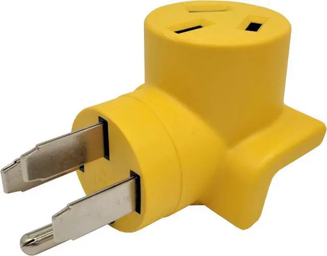 Alt view image 5 of 5 - Parkworld 62862 NEMA 14-50P to 10-50R One Piece Compact Adapter RV to Oven Adaptor Output 50amp 250Volt