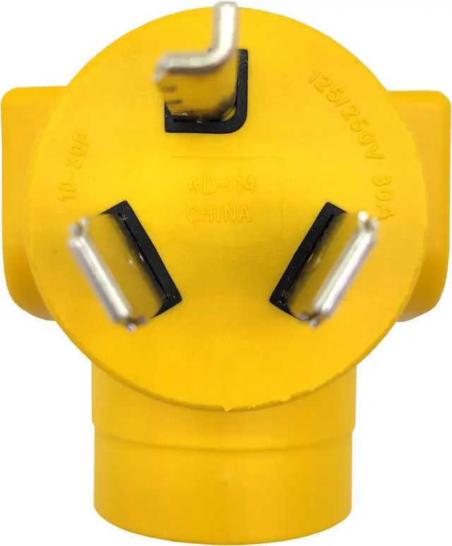 Alt view image 3 of 4 - Parkworld 62985 Dryer 3 Prong Adapter NEMA 10-30P to L6-30R One Piece Compact Adapter, Output 30amp 250volt