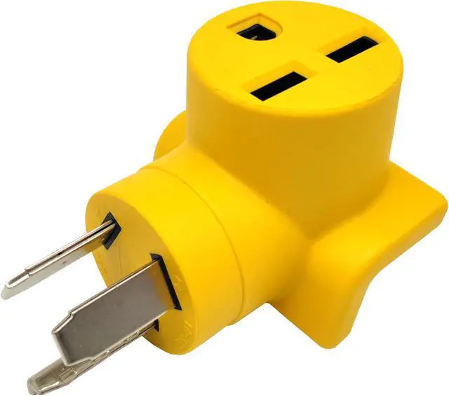 Alt view image 4 of 4 - Parkworld 63005 Dryer 3 Prong Adapter NEMA 10-30P to 6-30R One Piece Compact Adapter, Output 30amp 250volt
