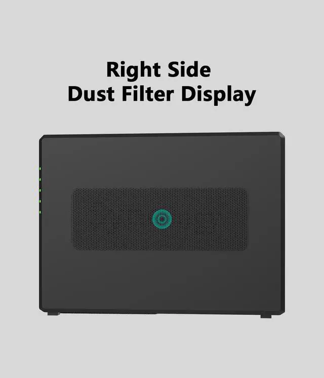 Alt view image 5 of 7 - ADJNPCY Dust Filter Covers for Synology NAS DS923+ DS920+ DS918+ DS418+ DiskStation Manager Tower Server