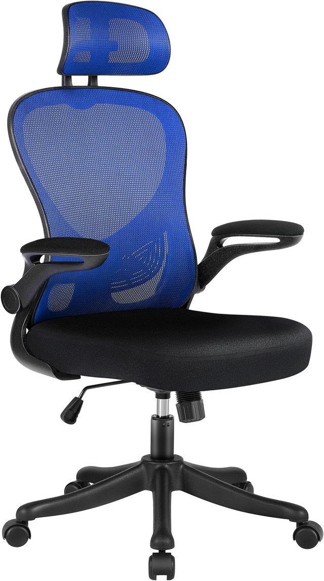 Misolant Ergonomic Office Chair with Footrest, Ergonomic Desk