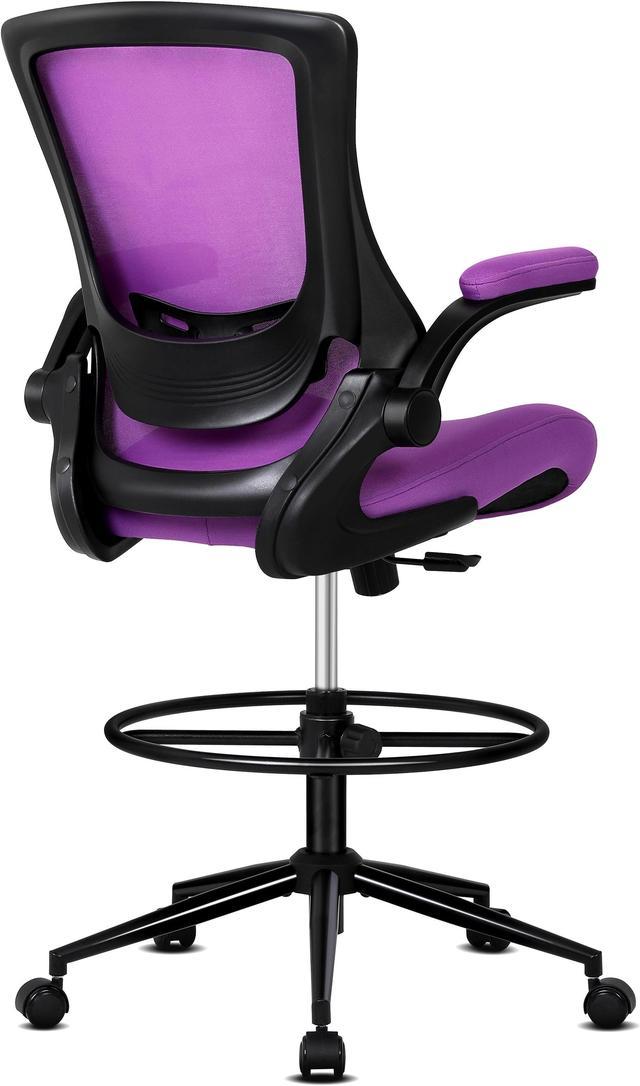 Misolant Ergonomic Office Chair with Footrest, Ergonomic Desk