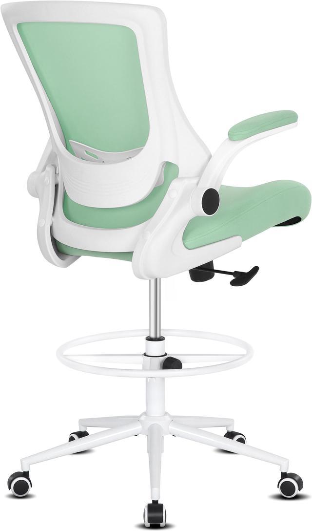 Misolant Ergonomic Office Chair with Footrest, Ergonomic Desk