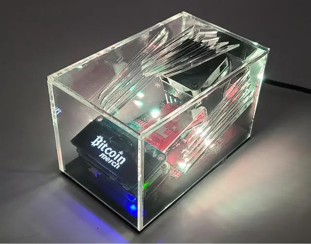 Alt view image 4 of 7 - Bitcoin Merch® MARS LANDER Solo Bitcoin Miner - Up to 250GH/s
