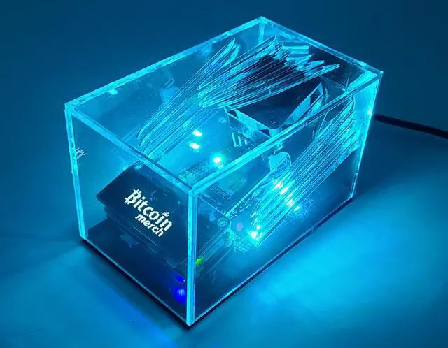Alt view image 5 of 7 - Bitcoin Merch® MARS LANDER Solo Bitcoin Miner - Up to 250GH/s