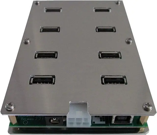 Alt view image 2 of 4 - Gekkoscience 8 Port USB Hub 2.0 for Compac F USB Miners