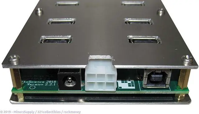 Alt view image 3 of 4 - Gekkoscience 8 Port USB Hub 2.0 for Compac F USB Miners
