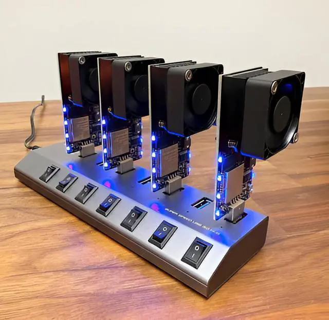 Main image of Bitcoin Merch® - Disruptor USB Miner 4x Combo 1.2TH/s