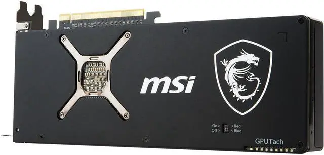 Alt view image 4 of 4 - 8GB MSI Radeon RX Vega 56 OC DisplayPort 3x HDMI PCI Express x16 RX-VEGA-56-AIR-BOOST-8G-OC Graphics Card