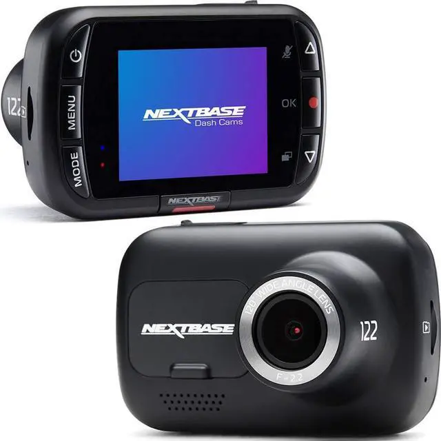 Main image of Nextbase 122 Dash Cam 720p in Car Camera with Parking Mode, Night Vision, Automatic Loop Recording and Shock Sensor File Protection, Reliable and Durable