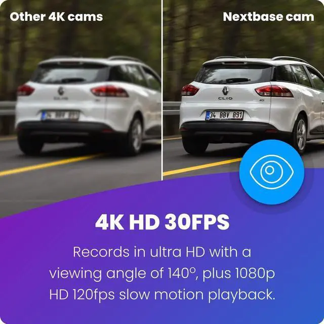 Alt view image 6 of 8 - Nextbase 622GW 4K Dash Cam - Silver NBDVR622GW