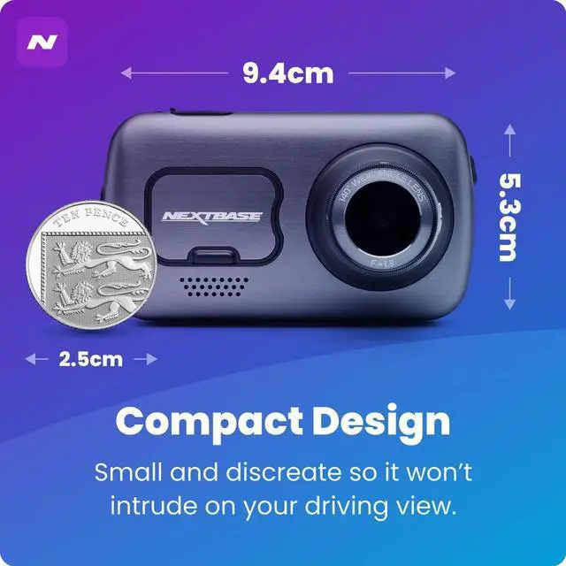 Alt view image 5 of 8 - Nextbase 622GW 4K Dash Cam - Silver NBDVR622GW