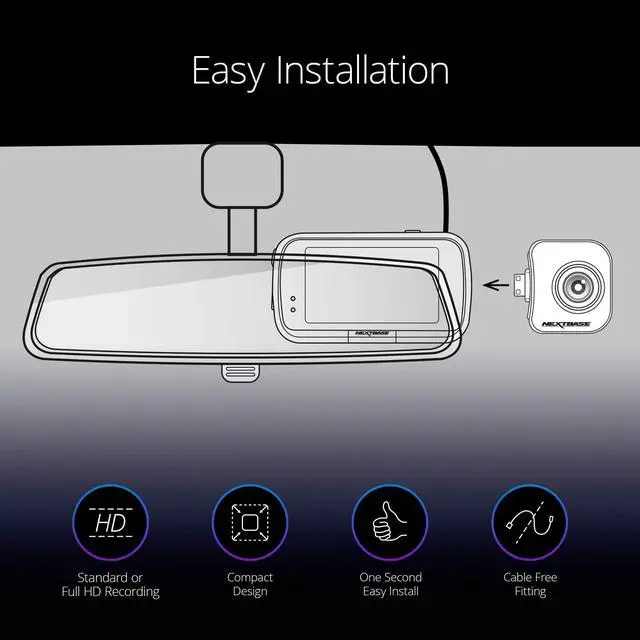Alt view image 4 of 5 - Nextbase Cabin View Camera, for Nextbase 322GW, 422GW, 522GW, and 622GW Car Dashboard Cameras
