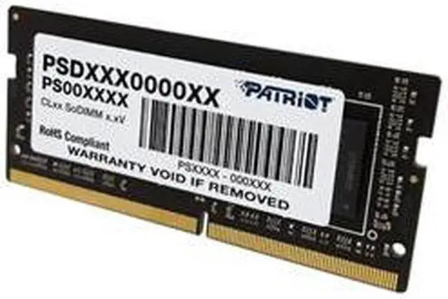 Alt view image 18 of 19 - Patriot Memory Signature 16GB DDR4 2666 (PC4 21300) CL19 1.2V 260-Pin SODIMM Memory Module - PSD416G266681S