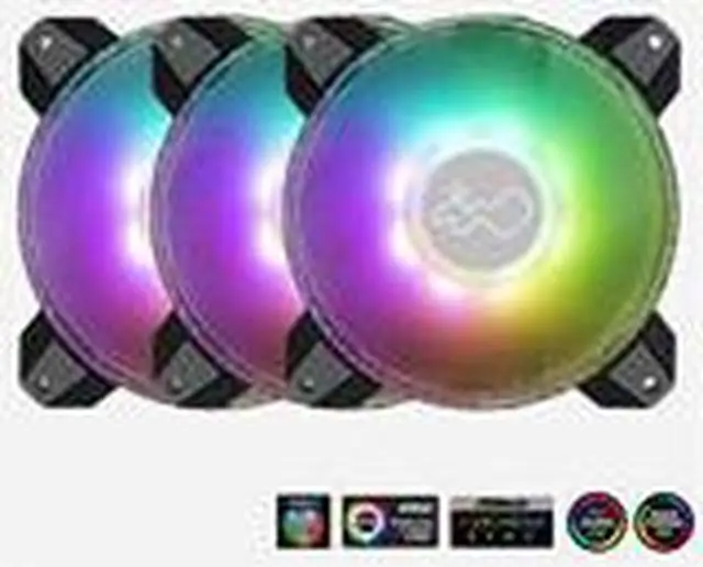 Alt view image 7 of 9 - InWin Saturn 120MM Addressable RGB Triple Fan Kit