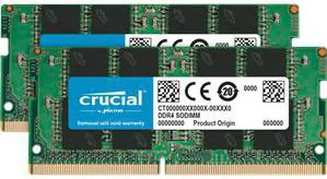 Alt view image 12 of 20 - Crucial 8GB Kit (4GBx2) DDR4 2666 MT/s (PC4-21300) CL19 x8 SODIMM 260-Pin Memory - CT2K4G4SFS8266